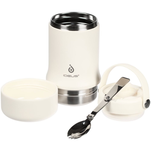 Изображение №10 | Термос для еды Tabenodo, белый (молочный)