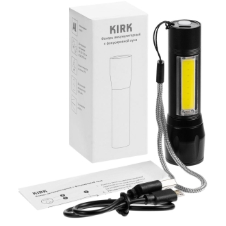 Изображение №6 | Фонарик аккумуляторный с фокусировкой луча Kirk, черный