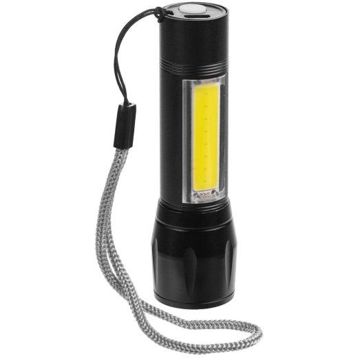 Изображение №2 | Фонарик аккумуляторный с фокусировкой луча Kirk, черный