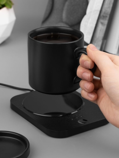 Изображение №13 | Кружка с подогревом и беспроводной зарядкой dualBase plus, черная