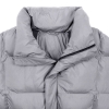 Изображение №4 | Пуховик унисекс Kapsula, серый, размер ХS/S