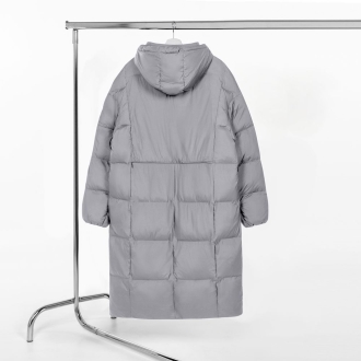 Изображение №2 | Пуховик унисекс Kapsula, серый, размер ХS/S