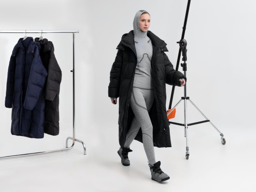 Изображение №15 | Пуховик унисекс Kapsula, серый, размер ХS/S