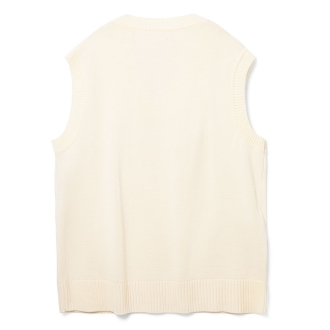 Изображение №2 | Жилет оверсайз унисекс Tad в сумке, молочно-белый, размер L/XL