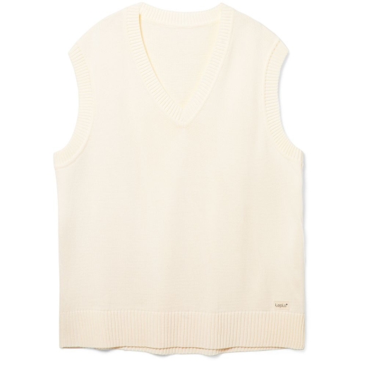 Изображение №1 | Жилет оверсайз унисекс Tad в сумке, молочно-белый, размер L/XL