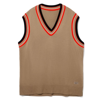 Изображение №1 | Жилет оверсайз унисекс Cornell в сумке, бежевый, размер S/M