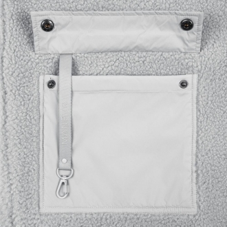 Изображение №8 | Куртка унисекс Oblako, светло-серая, размер M/L