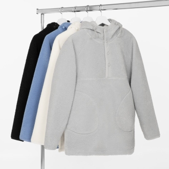 Изображение №3 | Анорак унисекс Oblako, светло-серый, размер M/L