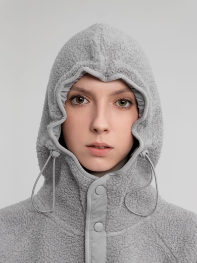 Изображение №13 | Анорак унисекс Oblako, светло-серый, размер M/L