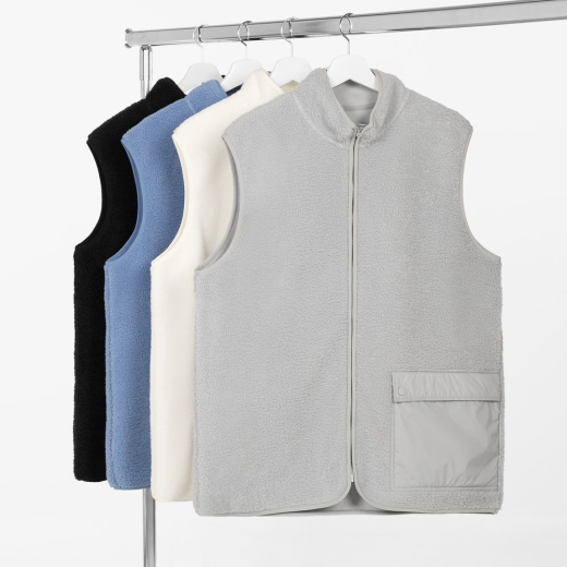 Изображение №3 | Жилет унисекс Oblako, светло-серый, размер ХS/S