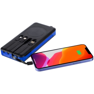 Изображение №8 | Аккумулятор с беспроводной зарядкой Holiday Maker Wireless, 10000 мАч, синий