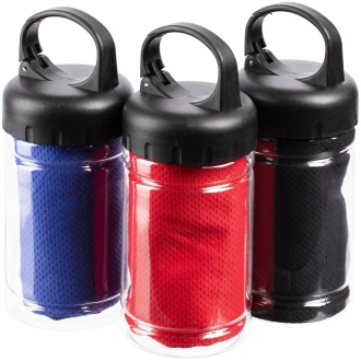 Изображение №5 | Охлаждающее полотенце Frio Mio в бутылке, черное