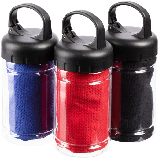 Изображение №5 | Охлаждающее полотенце Frio Mio в бутылке, черное