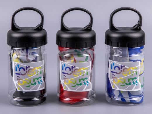 Изображение №9 | Охлаждающее полотенце Frio Mio в бутылке, черное