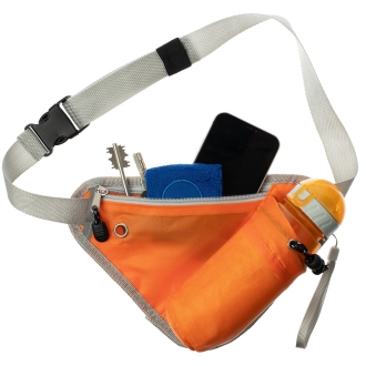 Изображение №4 | Сумка поясная с отделением для бутылки Waterun, оранжевая