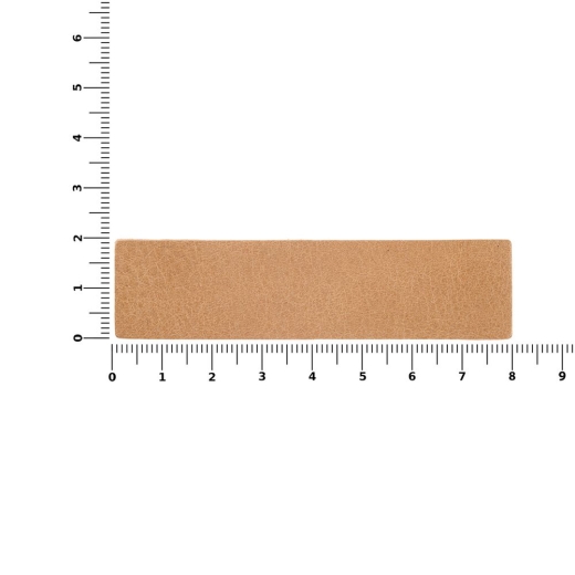 Изображение №3 | Лейбл кожаный Pasek, S, бежевый