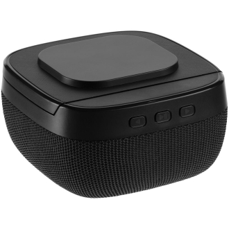 Изображение №5 | Колонка с беспроводной зарядкой Esca и подсветкой логотипа, черная