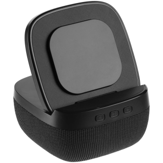 Изображение №9 | Колонка с беспроводной зарядкой Esca и подсветкой логотипа, черная