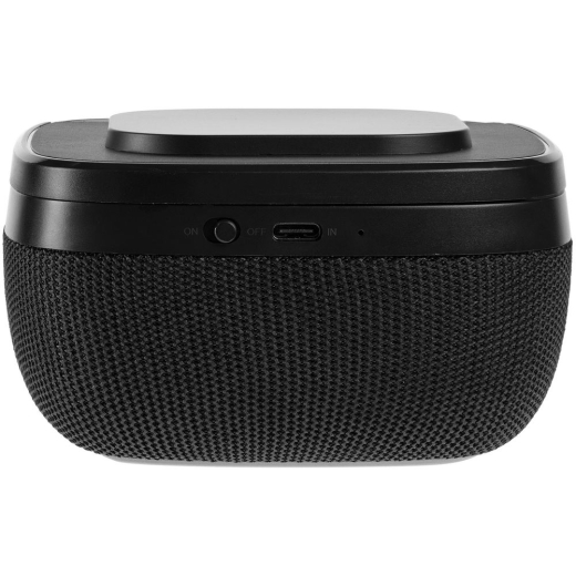 Изображение №7 | Колонка с беспроводной зарядкой Esca и подсветкой логотипа, черная