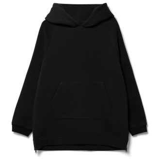 Изображение №1 | Худи унисекс оверсайз Easy Street, черное, размер XS/S