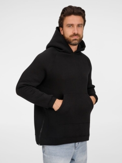 Изображение №6 | Худи унисекс оверсайз Easy Street, черное, размер XS/S