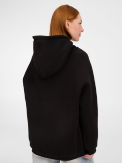 Изображение №14 | Худи унисекс оверсайз Easy Street, черное, размер XS/S