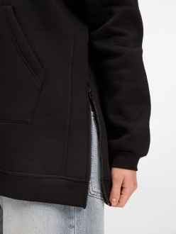 Изображение №15 | Худи унисекс оверсайз Easy Street, черное, размер XS/S