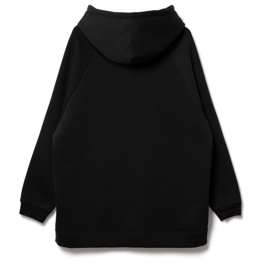 Изображение №2 | Худи унисекс оверсайз Easy Street, черное, размер XS/S
