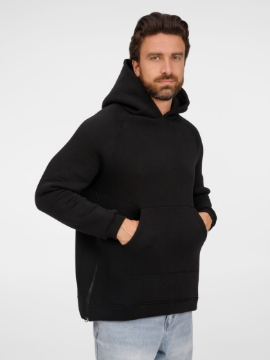 Изображение №6 | Худи унисекс оверсайз Easy Street, черное, размер XS/S