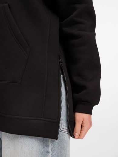 Изображение №15 | Худи унисекс оверсайз Easy Street, черное, размер XS/S