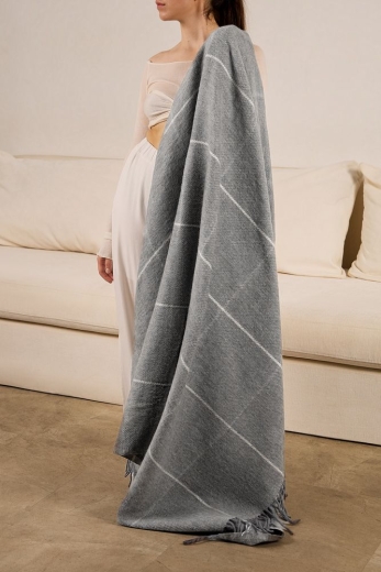 Изображение №6 | Плед «Шамони», серый