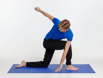 Изображение №7 | Коврик для фитнеса Flatland, синий