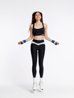 Изображение №6 | Скакалка скоростная Arriba, черная с серым