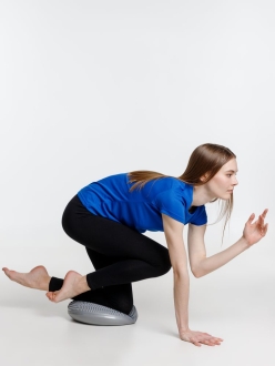 Изображение №5 | Массажная балансировочная подушка Balansa, серая