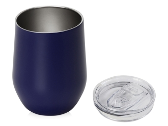 Изображение №2 | Вакуумная термокружка «Sense», непротекаемая крышка, крафтовая упаковка (темно-синий)