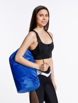 Изображение №10 | Массажный акупунктурный коврик с валиком Iglu, синий с белым