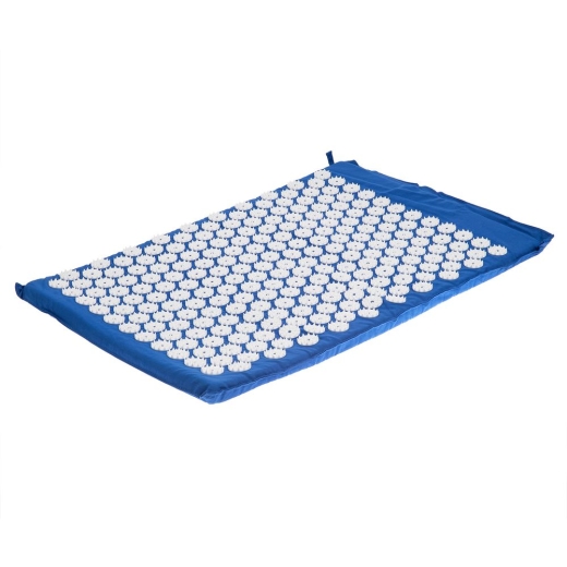 Изображение №4 | Массажный акупунктурный коврик с валиком Iglu, синий с белым