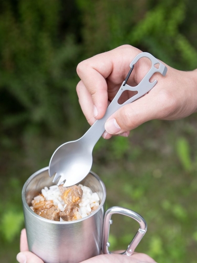 Изображение №7 | Походный столовый прибор Twin Win, стальной