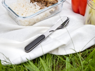 Изображение №7 | Набор походных столовых приборов Campsite, черный