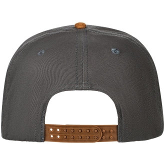 Изображение №4 | Бейсболка Foreside с прямым козырьком, серая с коричневым