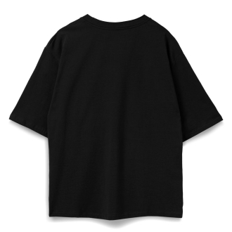 Изображение №3 | Футболка оверсайз унисекс Base Space, черная, размер XS/S