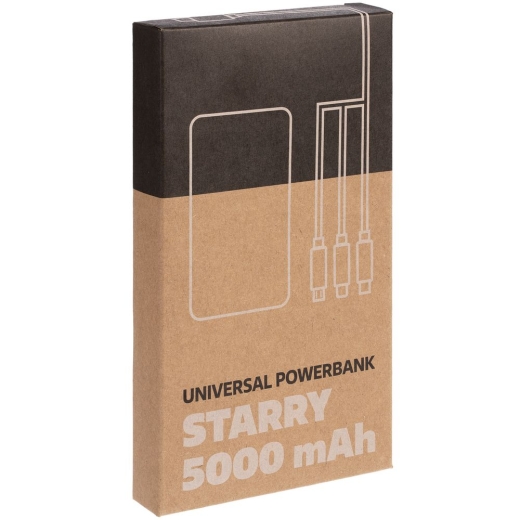 Изображение №5 | Аккумулятор Uniscend Starry с подсветкой, 5000 мАч, черный