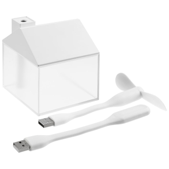 Изображение №7 | Настольный увлажнитель Arioso с вентилятором и лампой, белый