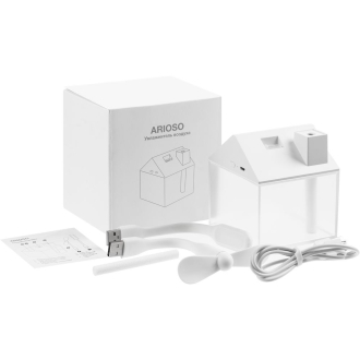 Изображение №9 | Настольный увлажнитель Arioso с вентилятором и лампой, белый