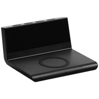 Изображение №2 | Станция беспроводной зарядки с часами Electron, ver.2, черная