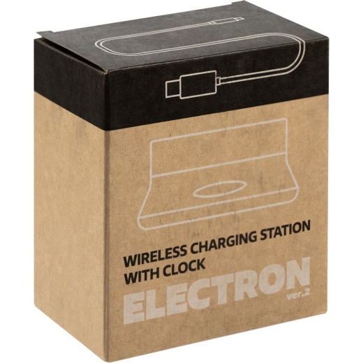 Изображение №12 | Станция беспроводной зарядки с часами Electron, ver.2, черная