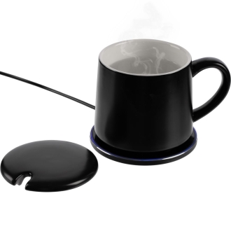 Изображение №1 | Кружка с подогревом и беспроводной зарядкой dualBase ver. 2.0 Matt, черная