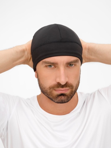 Изображение №5 | Шапка спортивная GoHead, черная