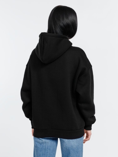 Изображение №11 | Худи оверсайз унисекс Go Easy, черное, размер S