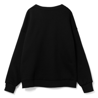 Изображение №3 | Свитшот оверсайз унисекс True Self, черный, размер S